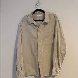 Uniqlo Cotton Linen Shirt Jacket